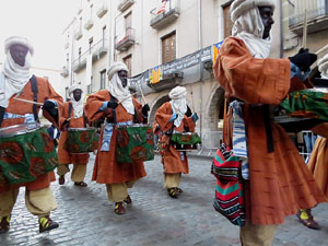 La Cavalcada de Reis 2020. La precavalcada des de la Merc&egrave; pels carrers de Girona