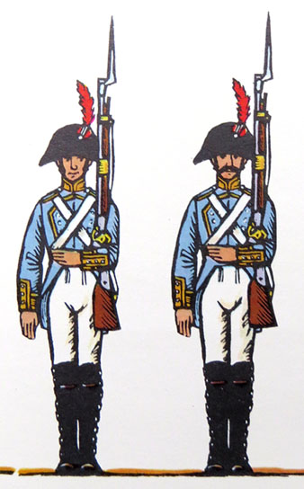 Fusellers del regiment Ultònia. 1808-1810