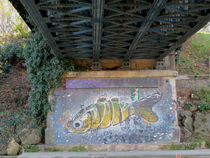 El pont de la Barca sobre el riu Ter construït el 1902
