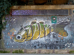 El pont de la Barca sobre el riu Ter construït el 1902