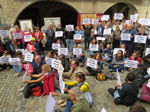 Seguda contra la sent&egrave;ncia i per l'autodeterminaci&oacute; a la pla&ccedil;a del Vi