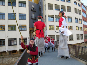 Carnestoltes 2020 a Girona. Disfresses i cercavila pels carrers del Barri Vell