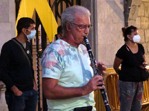 Concentració a la plaça del Vi per la independència i la llibertat dels presos polítics