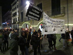 Marxa de torxes per la llibertat dels presos pol&iacute;tics