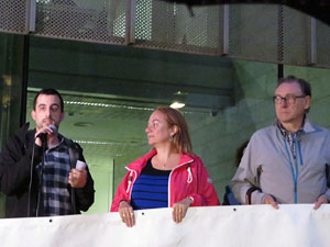 Concentraci&oacute; davant la seu de la Generalitat en defensa de les institucions catalanes