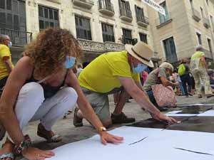 Concentraci&oacute; a la pla&ccedil;a del Vi per la independ&egrave;ncia i la llibertat dels presos pol&iacute;tics