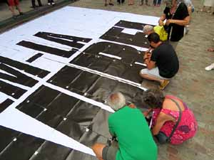 Concentraci&oacute; a la pla&ccedil;a del Vi per la independ&egrave;ncia i la llibertat dels presos pol&iacute;tics
