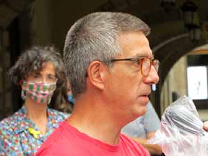 Concentraci&oacute; a la pla&ccedil;a del Vi per la independ&egrave;ncia i la llibertat dels presos pol&iacute;tics