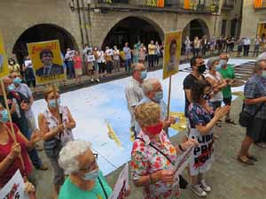 Concentraci&oacute; a la pla&ccedil;a del Vi per la independ&egrave;ncia i la llibertat dels presos pol&iacute;tics