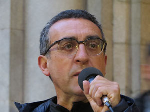 Concentraci&oacute; a la pla&ccedil;a del Vi per la independ&egrave;ncia i la llibertat dels presos pol&iacute;tics