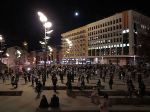 Concentraci&oacute; a la pla&ccedil;a de l'U d'octubre de 2017 per la independ&egrave;ncia i la llibertat dels presos pol&iacute;tics