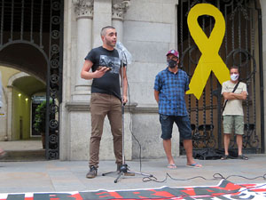 Concentraci&oacute; a la pla&ccedil;a del Vi per la independ&egrave;ncia i la llibertat dels presos pol&iacute;tics