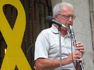 Concentraci&oacute; a la pla&ccedil;a del Vi per la independ&egrave;ncia i la llibertat dels presos pol&iacute;tics