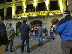 Concentraci&oacute; a la pla&ccedil;a del Vi per la independ&egrave;ncia i la llibertat dels presos pol&iacute;tics