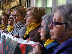 Concentraci&oacute; a la pla&ccedil;a del Vi per la independ&egrave;ncia i la llibertat dels presos pol&iacute;tics