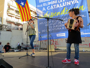 Diada Nacional 2020. Concentraci&oacute; a la pla&ccedil;a Espanya