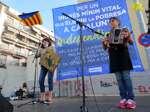 Diada Nacional 2020. Concentraci&oacute; a la pla&ccedil;a Espanya