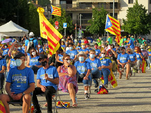 Diada Nacional 2020. Concentraci&oacute; a la pla&ccedil;a Espanya