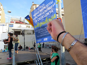 Diada Nacional 2020. Concentraci&oacute; a la pla&ccedil;a Espanya