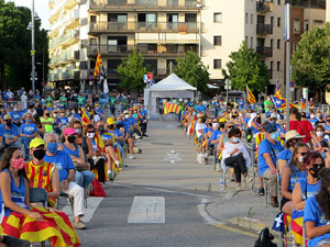 Diada Nacional 2020. Concentraci&oacute; a la pla&ccedil;a Espanya
