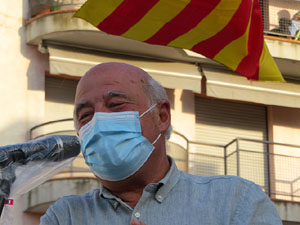 Diada Nacional 2020. Concentraci&oacute; a la pla&ccedil;a Espanya