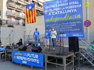 Diada Nacional 2020. Concentraci&oacute; a la pla&ccedil;a Espanya