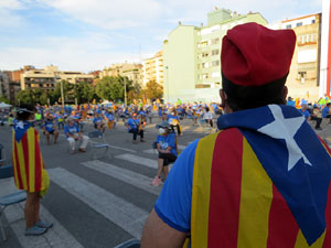 Diada Nacional 2020. Concentraci&oacute; a la pla&ccedil;a Espanya