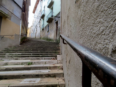 Escales del carrer de la Llebre
