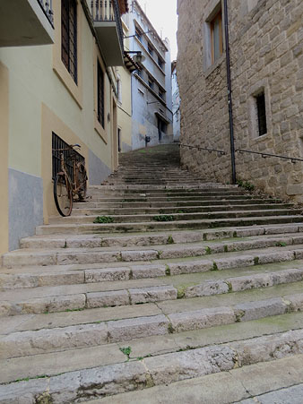 Les escales del carrer de la Llebre