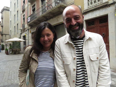 Casandra Lungu, actriu, i Jesús Manchón, director i pedagog teatral