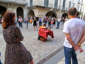 La Flama del Canig&oacute; 2020 a la pla&ccedil;a del Vi