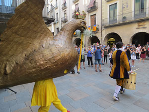 La Flama del Canig&oacute; 2020 a la pla&ccedil;a del Vi