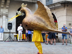 La Flama del Canig&oacute; 2020 a la pla&ccedil;a del Vi