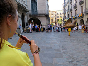 La Flama del Canig&oacute; 2020 a la pla&ccedil;a del Vi