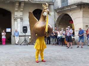 La Flama del Canig&oacute; 2020 a la pla&ccedil;a del Vi