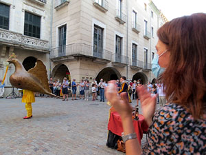La Flama del Canig&oacute; 2020 a la pla&ccedil;a del Vi