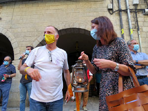 La Flama del Canig&oacute; 2020 a la pla&ccedil;a del Vi