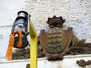 La Flama del Canig&oacute; 2020 a la pla&ccedil;a del Vi