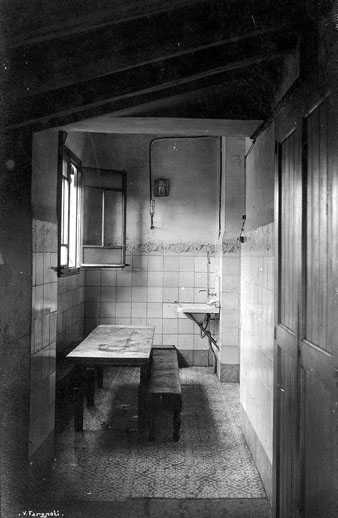 Interior de l'hospital de Santa Caterina. 1920