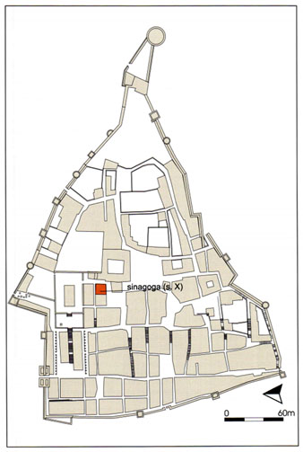 Situació de la primera sinagoga de Girona. Segle X