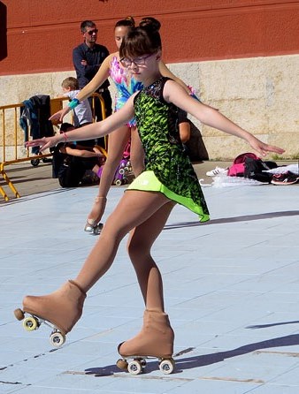 Patinatge a la pla&ccedil;a de Calvet i Rubalcaba