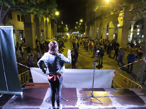 Concentraci&oacute; i encesa de torxes en commemoraci&oacute; del l'1-O del 2017