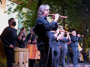 Concentraci&oacute; i encesa de torxes en commemoraci&oacute; del l'1-O del 2017