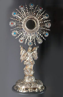 Custòdia. 1750-1800. Argent