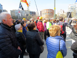Marxa Groga per la llibertat dels presos pol&iacute;tics i per la Rep&uacute;blica Catalana