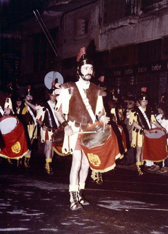 Max Var&eacute;s, manaia de banda. 1983