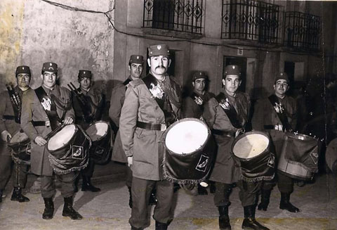 Max Var&eacute;s durant el servei militar a Jaca. 1969