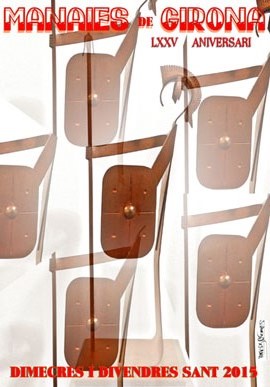 Cartell de Setmana Santa basat en el Manaia a peu