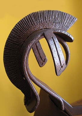 Detall de Manaia a cavall