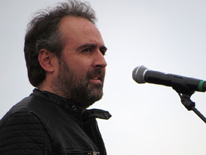 Acte del Consell per la República Catalana a Perpinyà amb el President Carles Puigdemont i els consellers Clara Ponsatí i Toni Comín